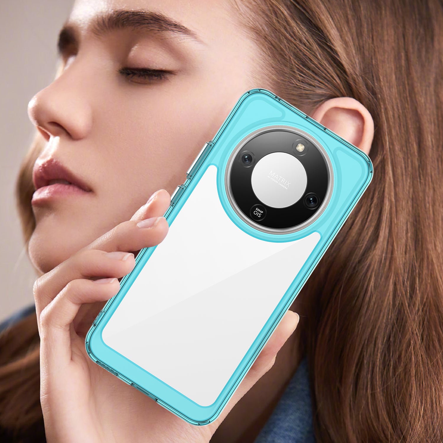 Honor X9d 5G Soft TPU Bumper Shockproof Cover Case [Clear Blue]