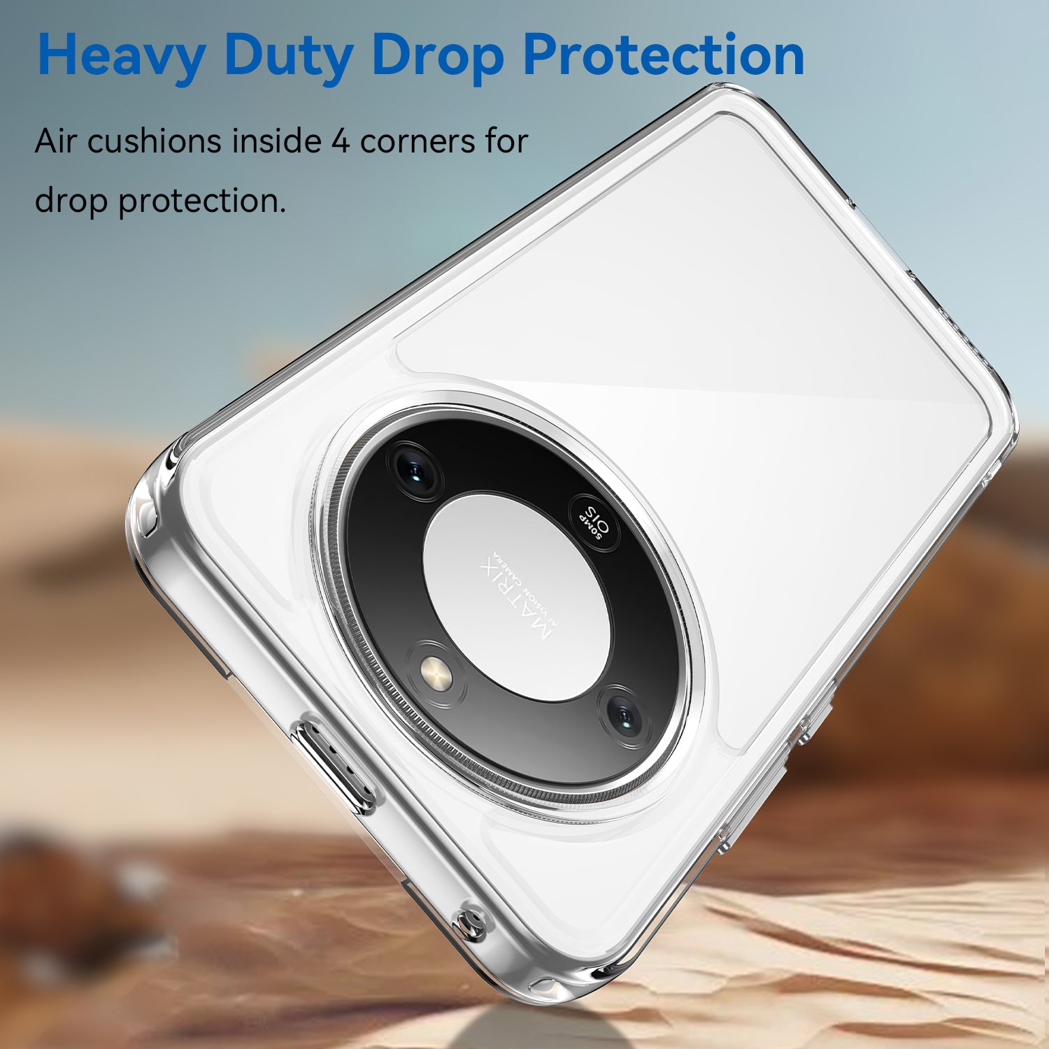 Honor X9d 5G Soft TPU Bumper Shockproof Cover Case [Clear]