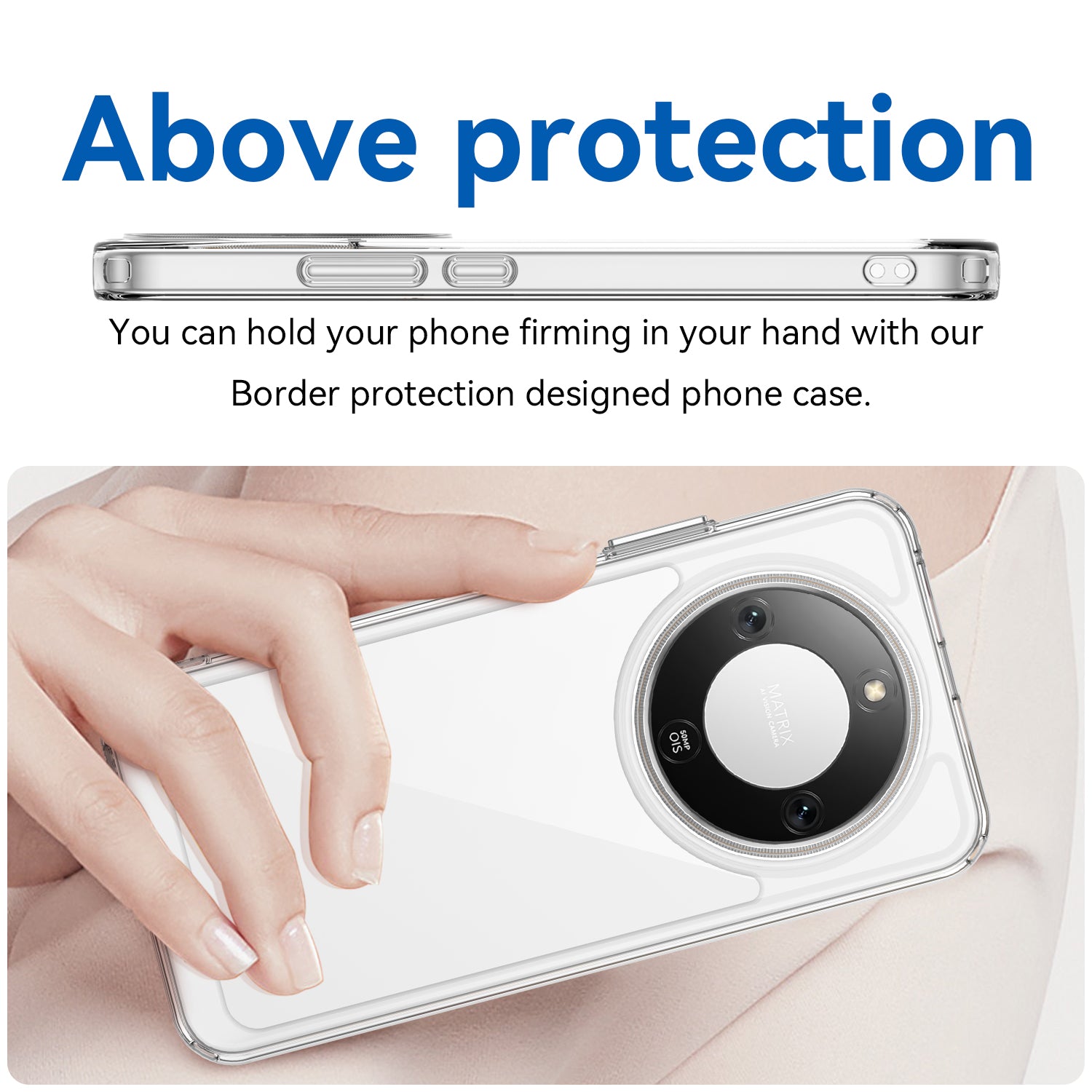 Honor X9d 5G Soft TPU Bumper Shockproof Cover Case [Clear]