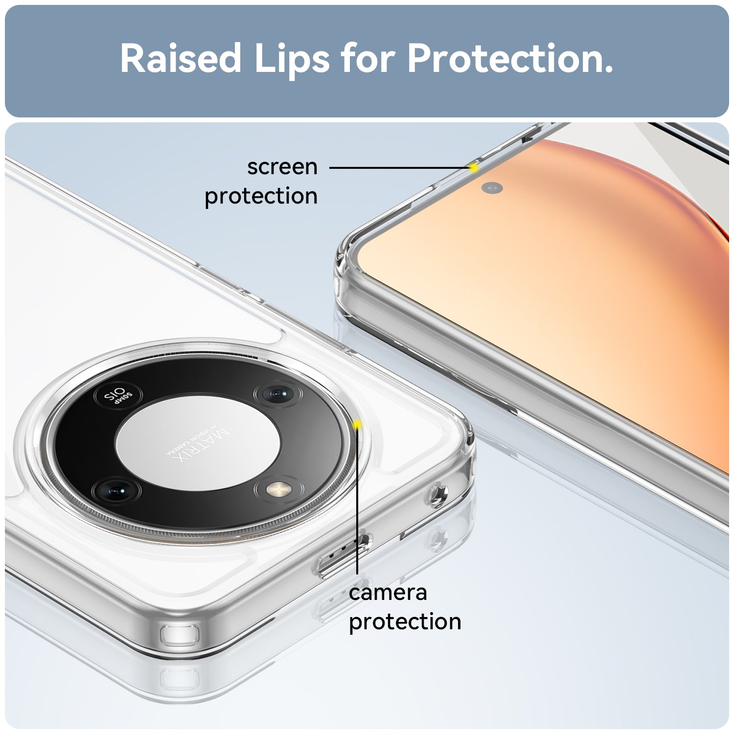 Honor X9d 5G Soft TPU Bumper Shockproof Cover Case [Clear]