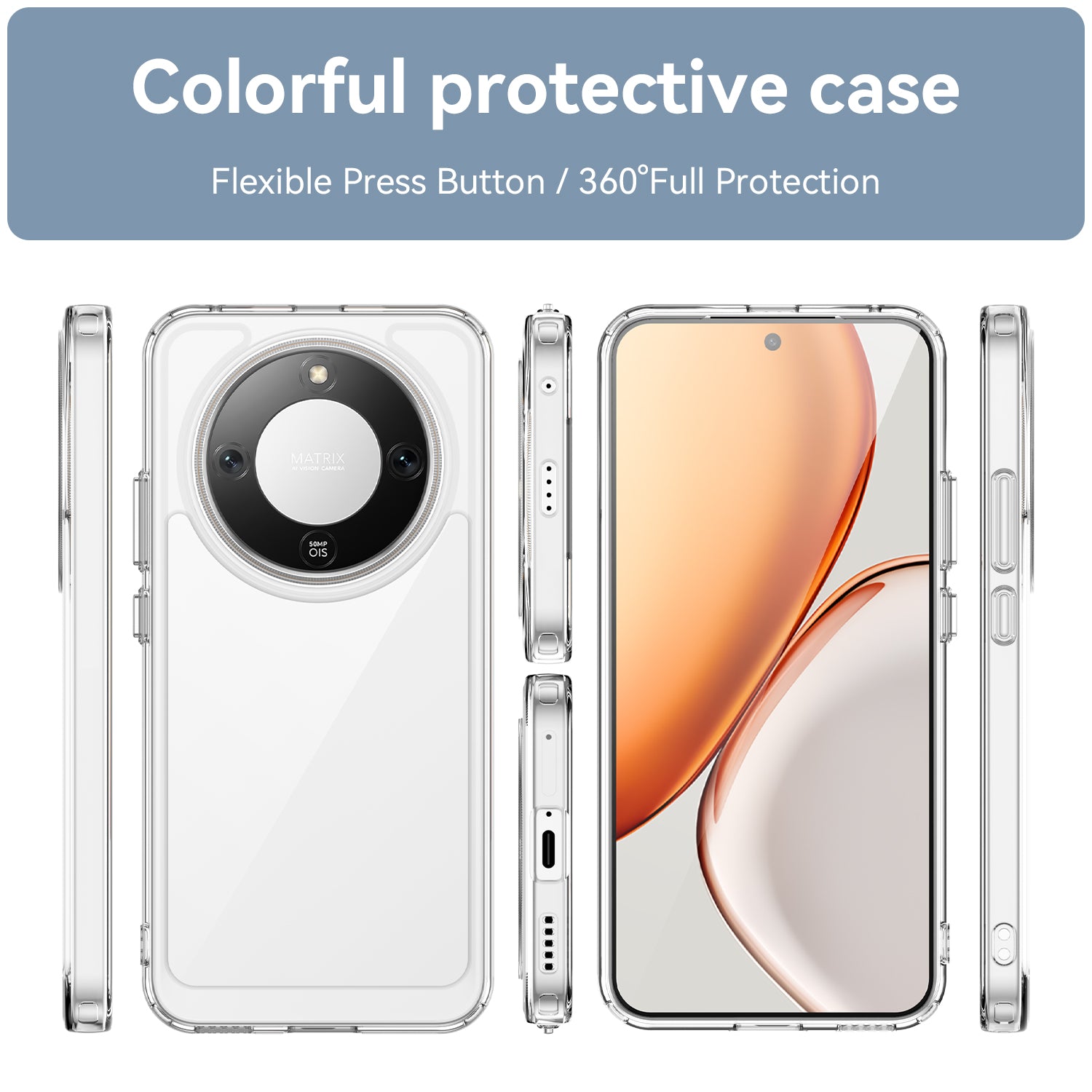 Honor X9d 5G Soft TPU Bumper Shockproof Cover Case [Clear]