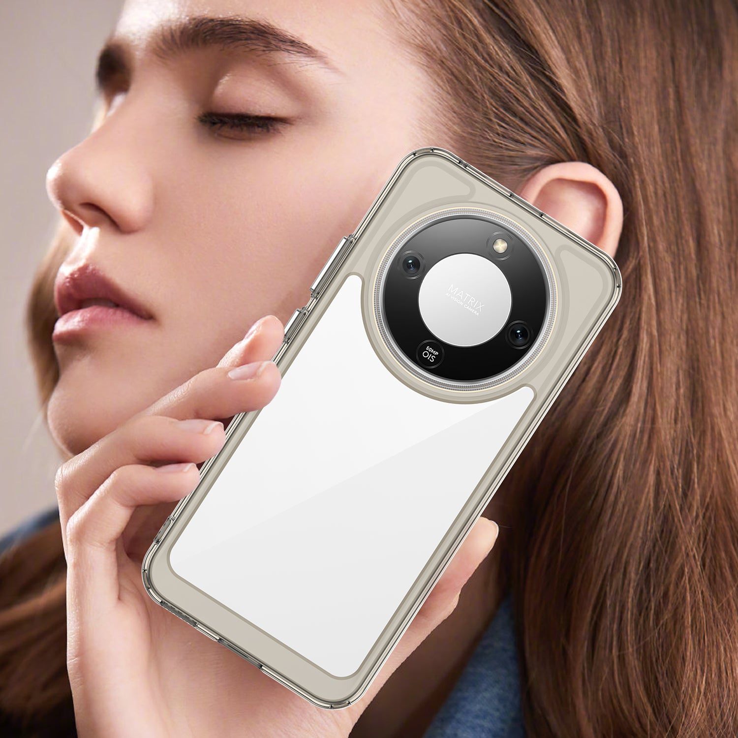Honor X9d 5G Soft TPU Bumper Shockproof Cover Case [Clear Grey]