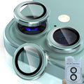 iPhone 16 / 16+ Eagle Eye AR+AF Camera Lens Protector with Removal Tool [Teal] - Teal