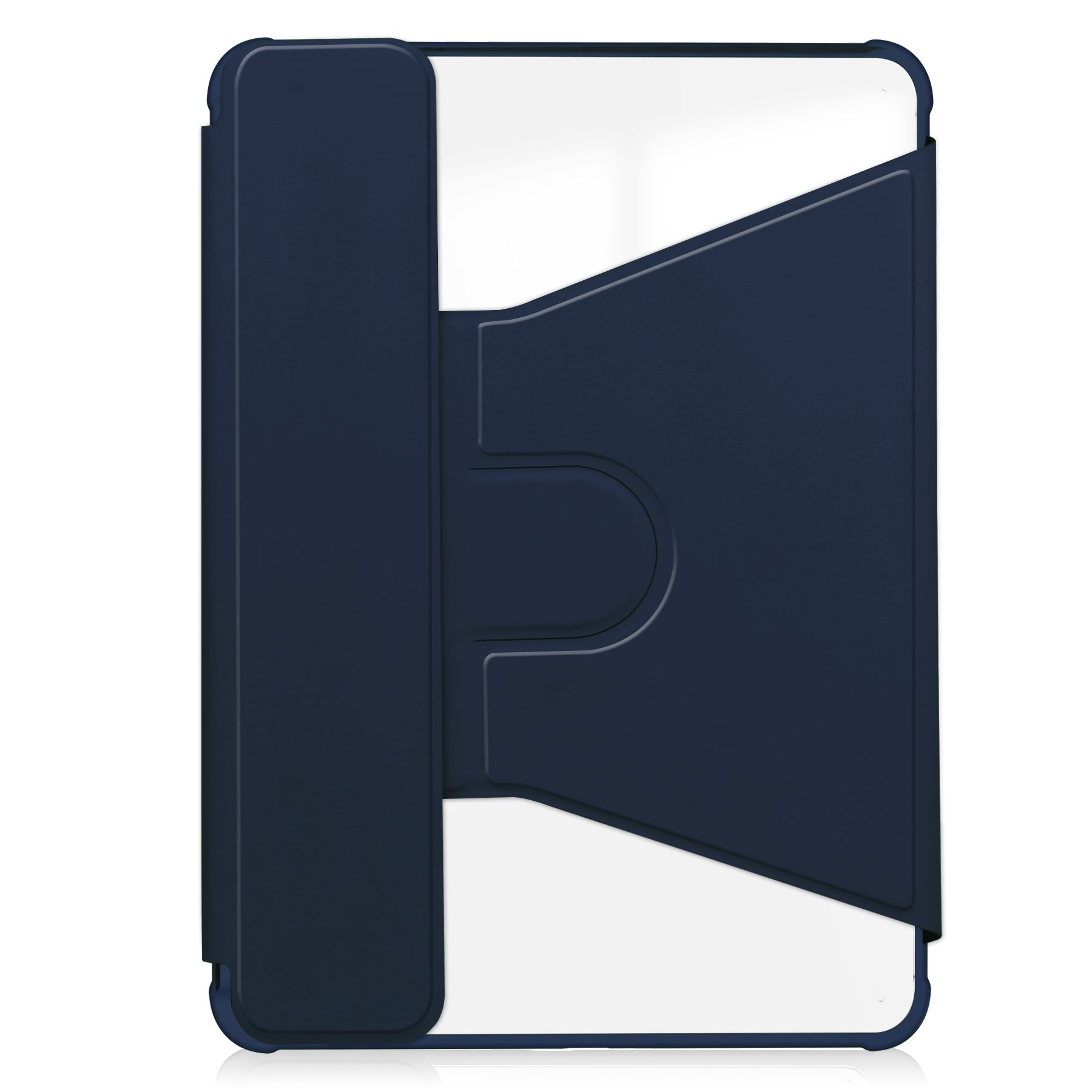 360° Rotating Keyboard Case for iPad Air 11 (M2 2024 / M3 2025) / Air 5/6 – Detachable Keyboard with Pencil Holder [Navy]