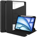 Rotating Acrylic Back PU Leather Case for iPad Air 13