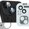 iPhone 14/14+ 15/15+ Eagle Eye AR+AF Lens Protector + Ultra-Thin Camera Island Film - Black - Black