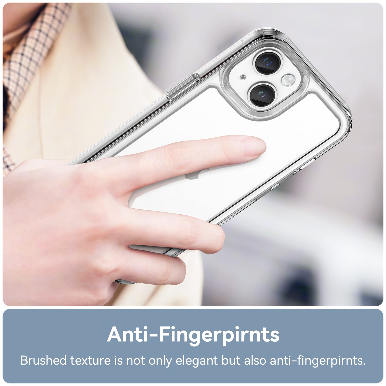 Apple iPhone 14 Plus Soft TPU Bumper Case [Clear]