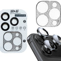iPhone 14 Pro/ProMax 15 Pro/ProMax AR+AF Lens Protector + Ultra-Thin Camera Island Film - Black - Black