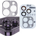 iPhone 14 Pro/ProMax 15 Pro/ProMax AR+AF Lens Protector + Ultra-Thin Camera Island Film - Deep Purple - Deep Purple