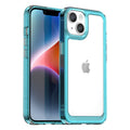 Apple iPhone 14 Soft TPU Bumper Case [Clear Blue] - Clear Blue