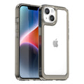 Apple iPhone 14 Soft TPU Bumper Case [Clear Grey] - Clear Grey
