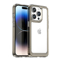 Apple iPhone 14 Pro Max Soft TPU Bumper Case [Clear Grey] - Clear Grey