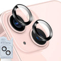 iPhone 15 / 15+ Eagle Eye AR+AF Camera Lens Protector with Removal Tool [Black] - Black