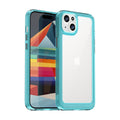 Apple iPhone 15 Plus Soft TPU Bumper Case [Clear Blue] - Clear Blue