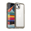 Apple iPhone 15 Plus Soft TPU Bumper Case [Clear Grey] - Clear Grey