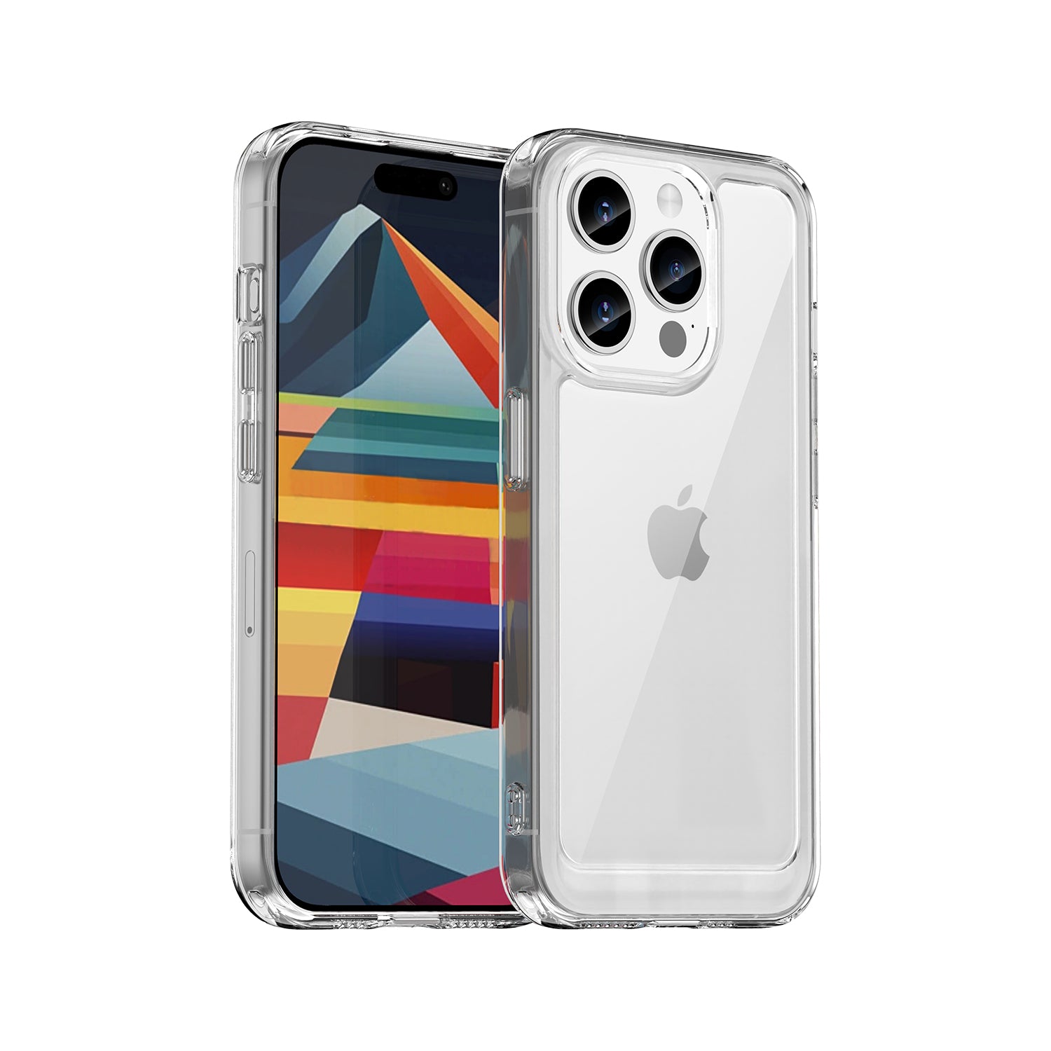 Apple iPhone 15 Pro Soft TPU Bumper Case [Clear]