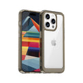 Apple iPhone 15 Pro Soft TPU Bumper Case [Clear Grey] - Clear Grey