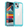 Apple iPhone 15 Soft TPU Bumper Case [Clear Blue] - Clear Blue