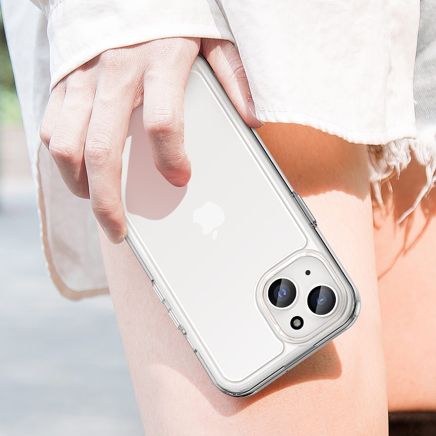Apple iPhone 15 Soft TPU Bumper Case [Clear]