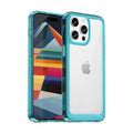 Apple iPhone 15 Pro Max Soft TPU Bumper Case [Clear Blue] - Clear Blue