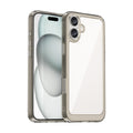 Apple iPhone 16 Plus Soft TPU Bumper Case [Clear Grey] - Clear Grey
