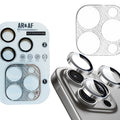 iPhone 16 Pro / Pro Max Eagle Eye AR+AF Lens Protector + Ultra-Thin Camera Island Film - Silver - Silver