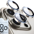 iPhone 16 Pro / Pro Max Eagle Eye AR+AF Lens Protector with Removal Tool [Natural Titanium] - Natural Titanium