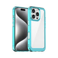 Apple iPhone 16 Pro Soft TPU Bumper Case [Clear Blue] - Clear Blue