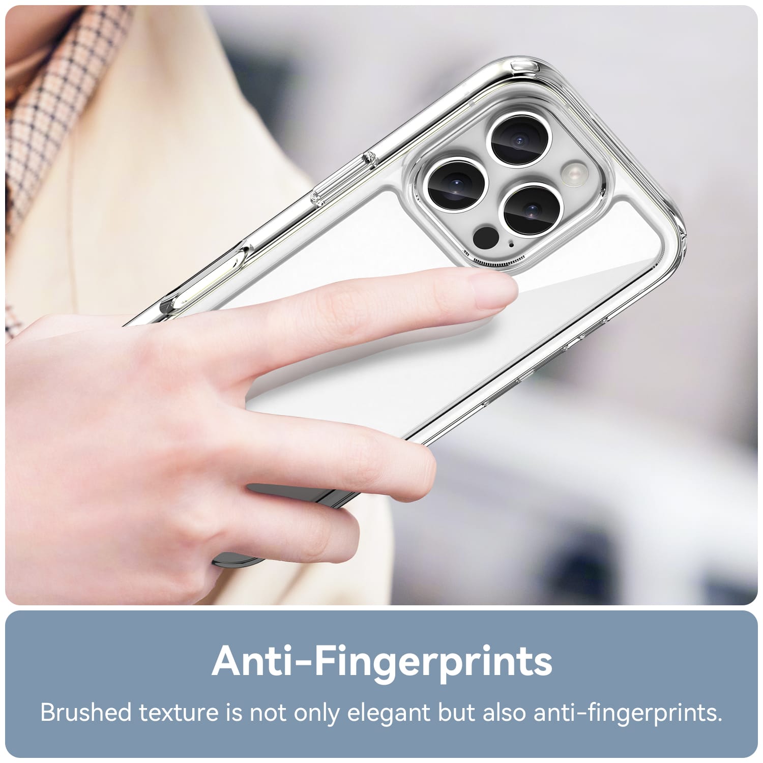 Apple iPhone 16 Pro Soft TPU Bumper Case [Clear]