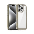Apple iPhone 16 Pro Soft TPU Bumper Case [Clear Grey] - Clear Grey