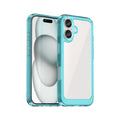 Apple iPhone 16 Soft TPU Bumper Case [Clear Blue] - Clear Blue