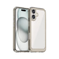 Apple iPhone 16 Soft TPU Bumper Case [Clear Grey] - Clear Grey