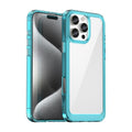 Apple iPhone 16 Pro Max Soft TPU Bumper Case [Clear Blue] - Clear Blue