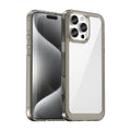 Apple iPhone 16 Pro Max Soft TPU Bumper Case [Clear Grey] - Clear Grey