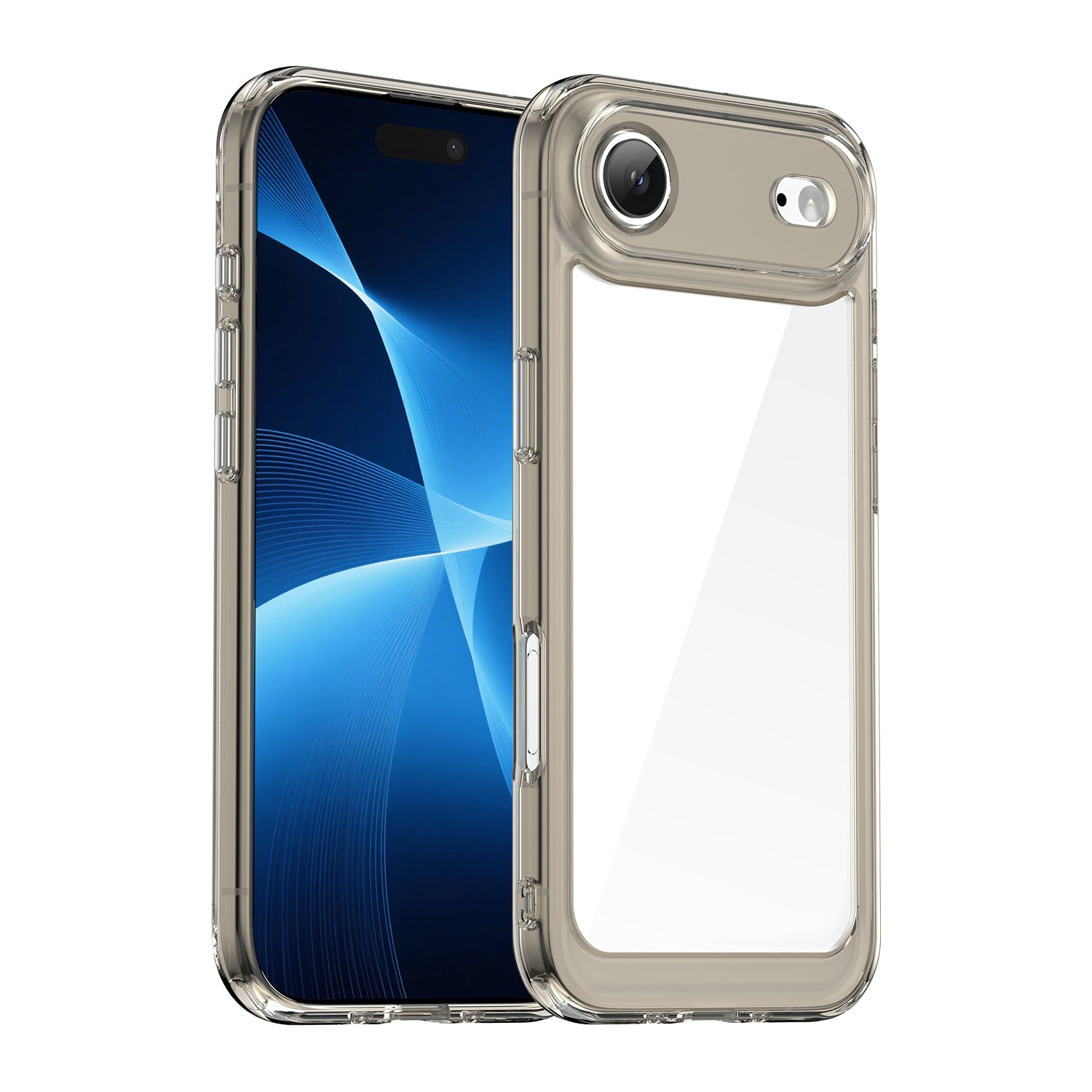 Apple iPhone 17 Air Soft TPU Bumper Case [Clear Grey]