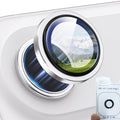 iPhone Air Eagle Eye AR+AF Camera Lens Protector with Removal Tool [Silver] - Silver