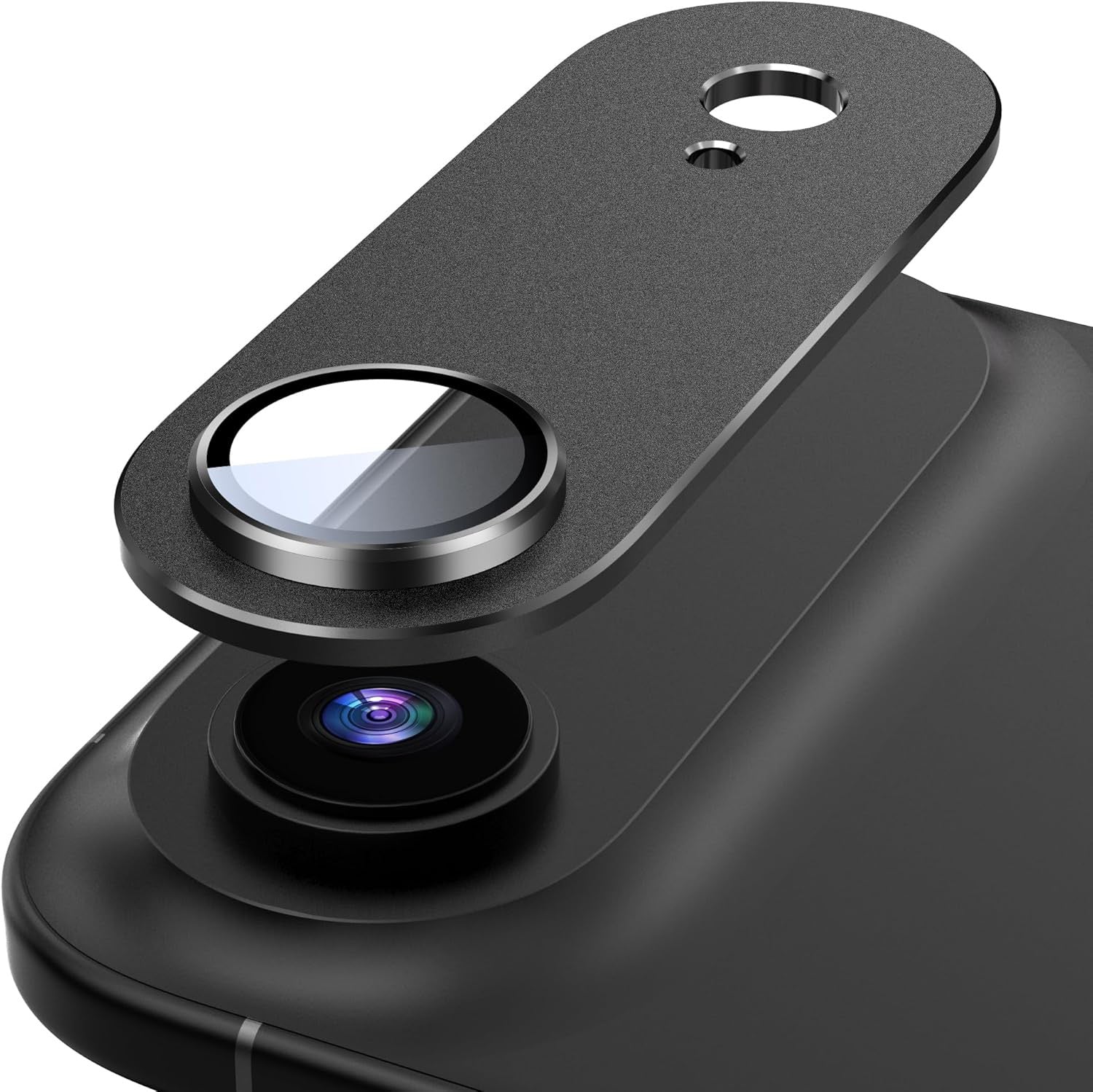 iPhone Air AR+AF Matte Alloy Camera Island Lens Protector [Black]