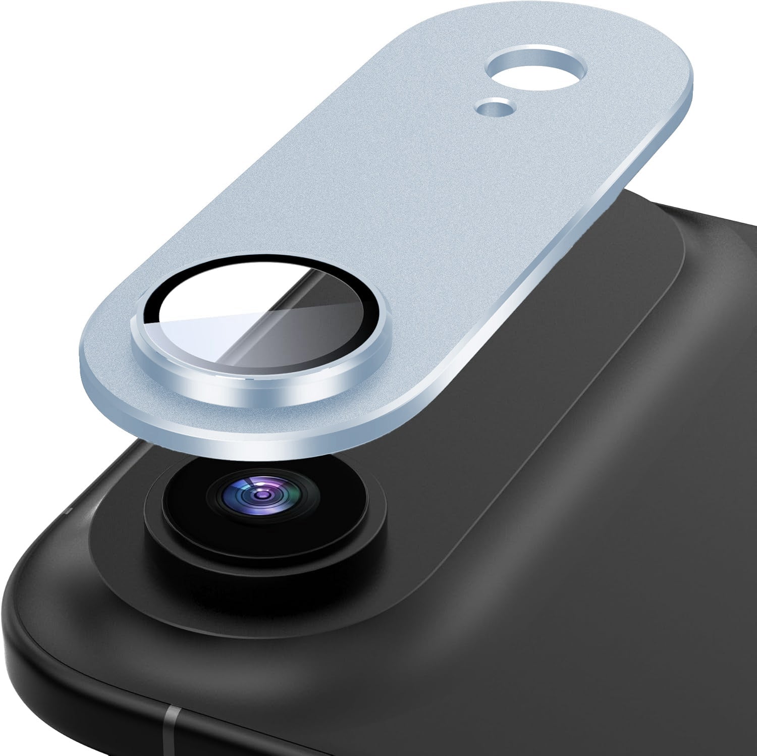 iPhone Air AR+AF Matte Alloy Camera Island Lens Protector [Sierra Blue]