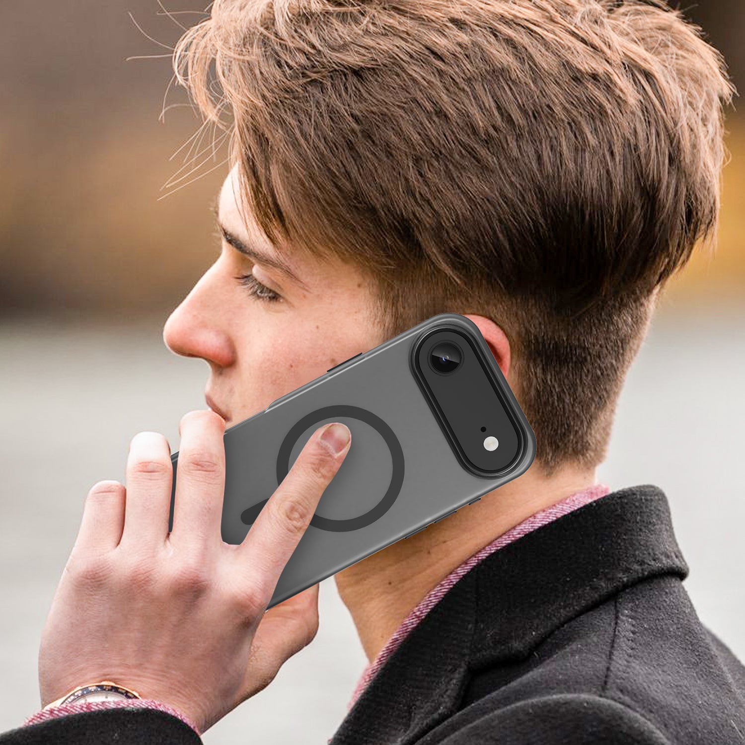 iPhone Air MagSafe Soft Matte Case [Black]