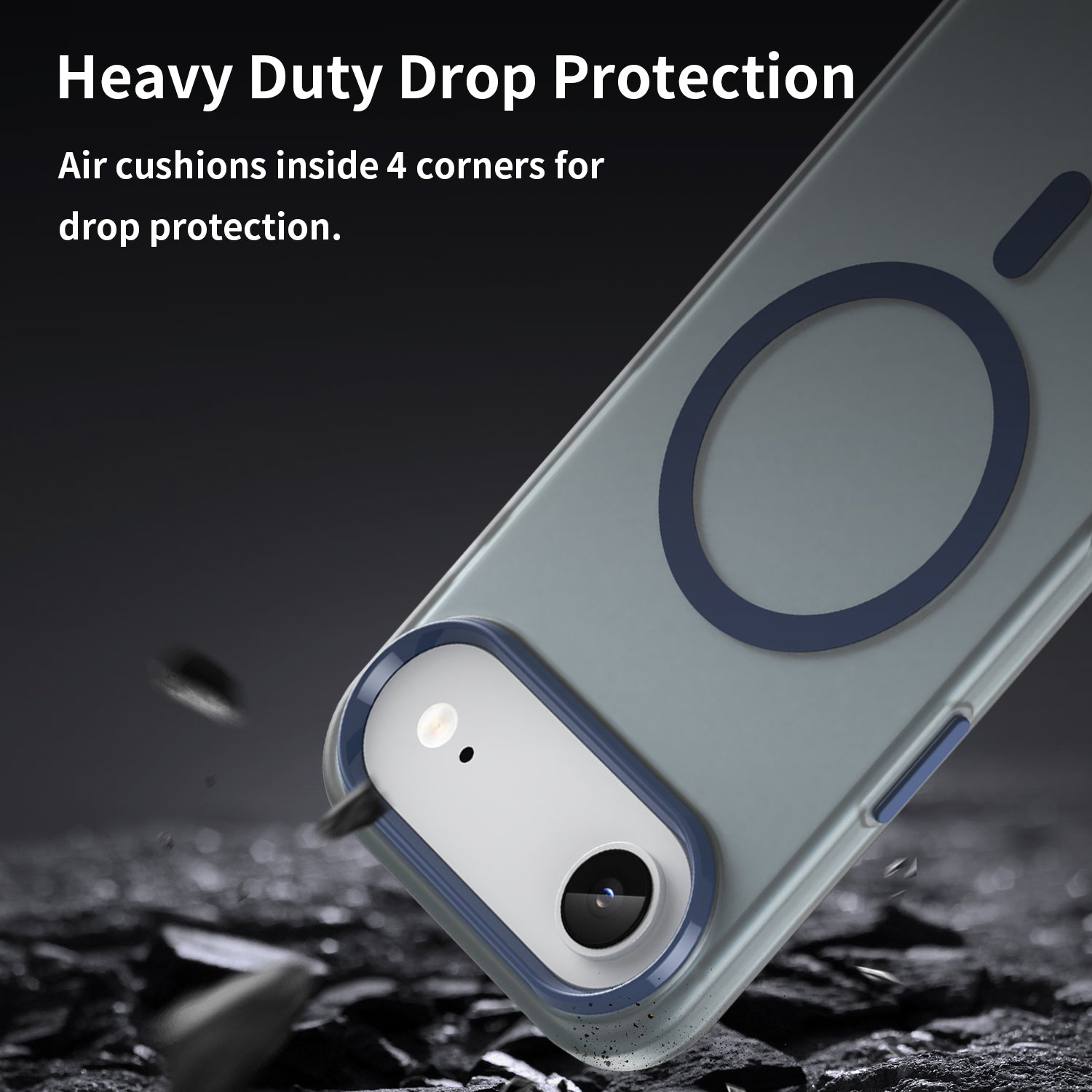 iPhone Air MagSafe Soft Matte Case [Navy]