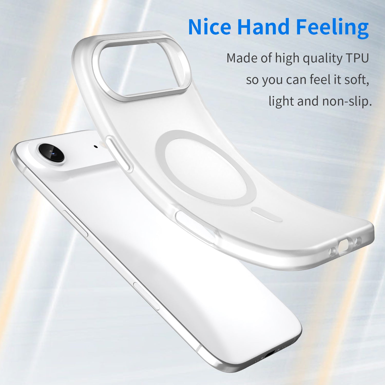 iPhone Air MagSafe Soft Matte Case [White]