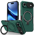 iPhone Air MagSafe Case with Sliding Camera Cover & Ring Stand [Teal] - Teal