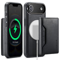 iPhone Air DG.Ming MagSafe Wallet Case [Black] - Black