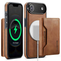 iPhone Air DG.Ming MagSafe Wallet Case [Brown] - Brown