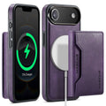 iPhone Air DG.Ming MagSafe Wallet Case [Purple] - Purple