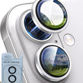 iPhone 17 Eagle Eye AR+AF Camera Lens Protector with Removal Tool [Silver] - Silver