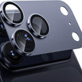 iPhone 17 Pro AR+AF Matte Alloy Camera Island Lens Protector [Titanium Blue] - Titanium Blue