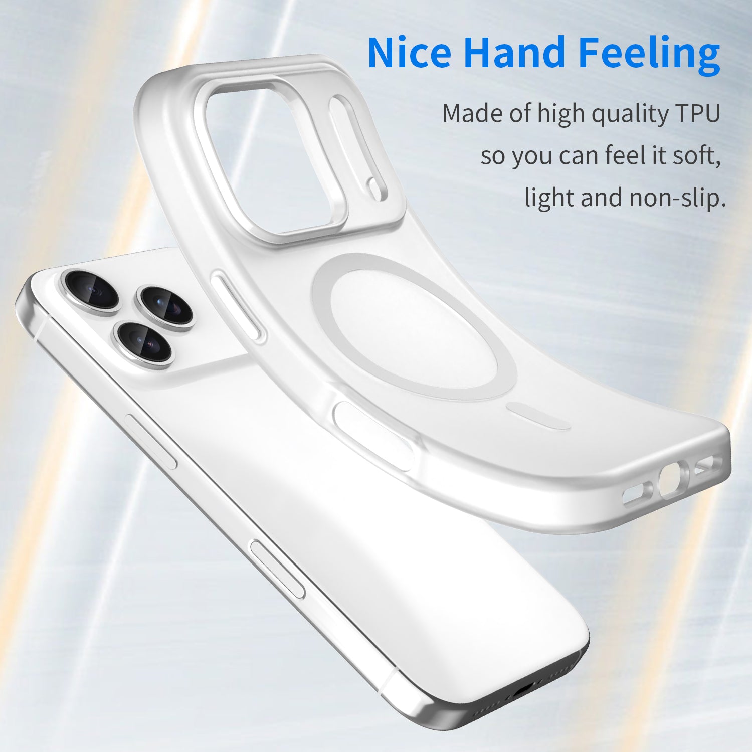 iPhone 17 Pro MagSafe Soft Matte Case [White]