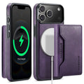 iPhone 18 Pro / 17 Pro DG.Ming MagSafe Wallet Case [Purple] - Purple