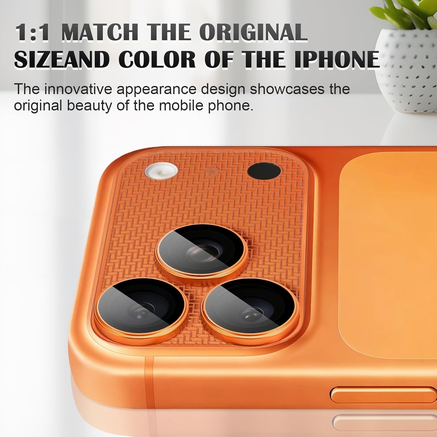 iPhone 17 Pro Eagle Eye AR+AF Lens Protector + Ultra-Thin Camera Island Film - Orange